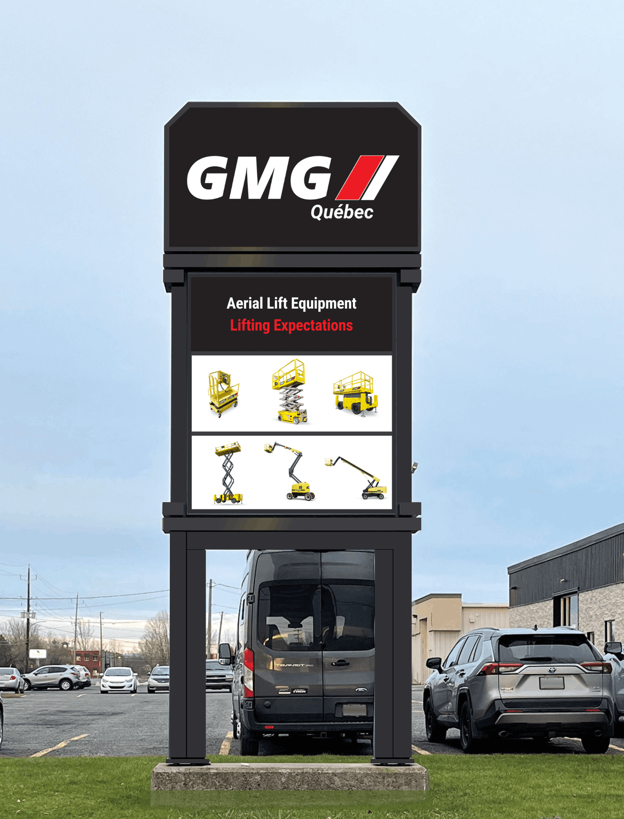 Rental of tools and equipment - GMG Québec